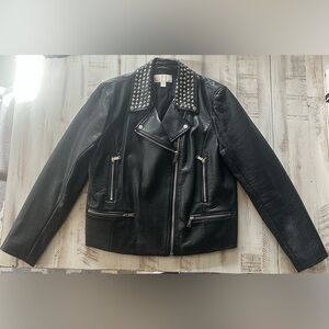Michael Kors Faux Leather Jacket